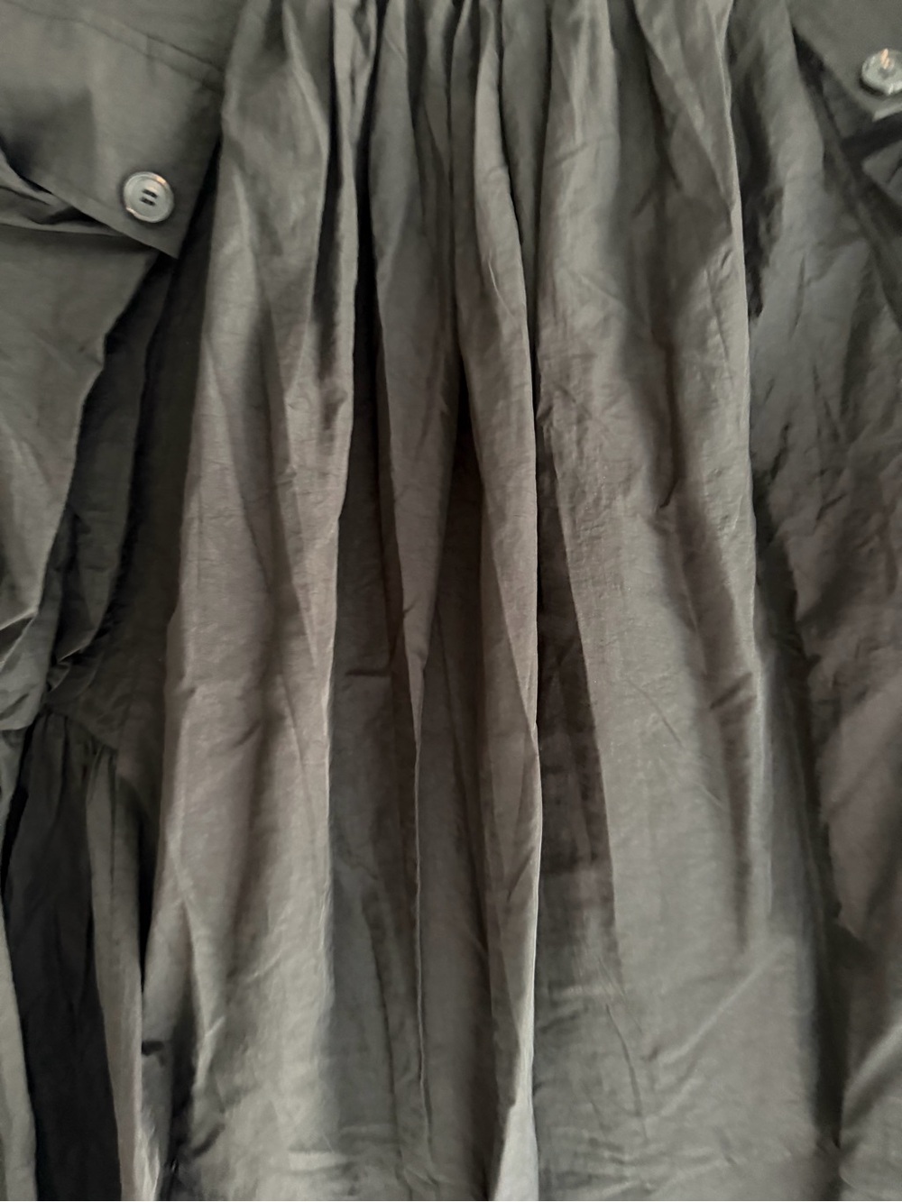 Gracia Black Full A-Line Midi Skirt - Picture 2 of 6
